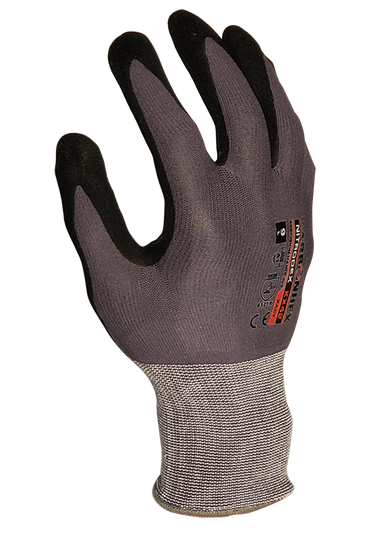 C16207 SW Safety® Karbonhex® KX42 Nitrile Coated Mechanical Protection 15-Gauge Seamless Knit Gloves